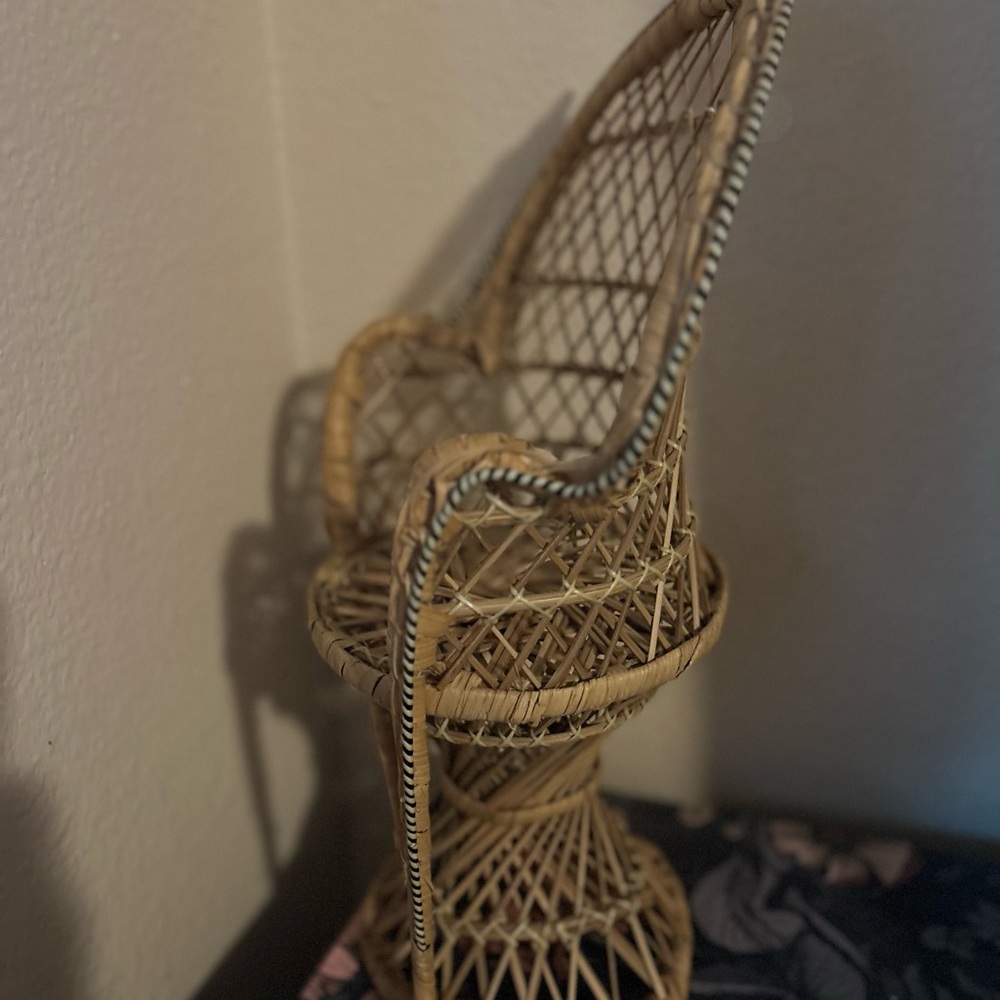 Wicker Doll Chair